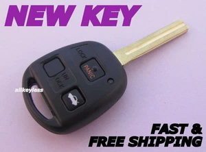 OEM LEXUS LS430 keyless entry remote fob transmitter NI412BBB + NEW KEY SHELL - Picture 1 of 2