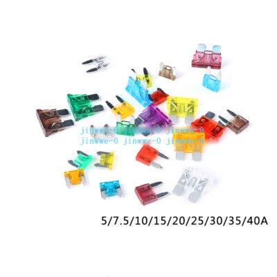 10pcs Car xenon lamp fuse 5/10/20-40A mini small medium insurance insert - Image 1 of 4