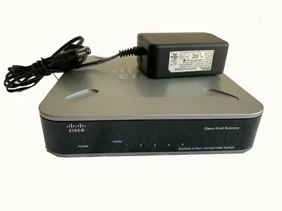 Cisco  Small Business Unmanaged (SD2005 V04) 5-Ports External Switch. Tested. - Image 1 of 4