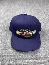 VINTAGE Budweiser Hat Cap Snap Back Blue Embroidered Bud Bowl Football Beer 90s