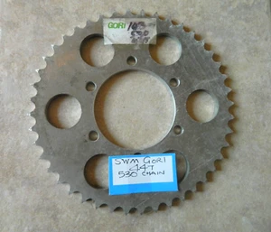 SWM GORI LEGA PIGNONE POSTERIORE SUPERSPROX 44T 530 SPAZIO CATENA DIMENSIONI - Foto 1 di 1