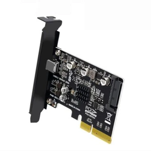 USB 3.2 Gen2 -C 20Gbps USB-C to PCI-E 4X Express Card Adapter for Desktop Mot... - Picture 1 of 12