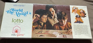 New Sealed Edu-Game The World About Us Lotto 1970 RARE VINTAGE LEARNINg - Picture 1 of 4
