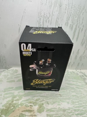 STINGER SGP32 ALTA CORRIENTE RELÉ BATERÍA BATT ISO 200 AMP COCHE AUDIO NUEVO Foto 1 de 4
