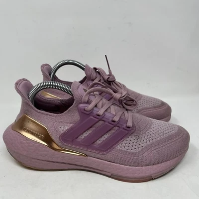 Adidas UltraBoost 21 Shift Pink  Athletic Running Shoes Women’s Size 7 - S23830 - Image 1 of 4