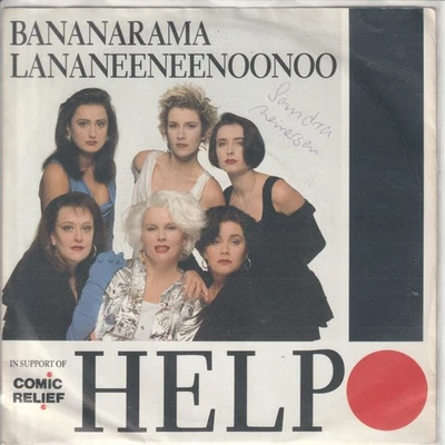 Bananarama & Lananeeneenoonoo – Help (CV Beatles) - © 1989 - deutsche 7“-Single - Bild 1 von 2