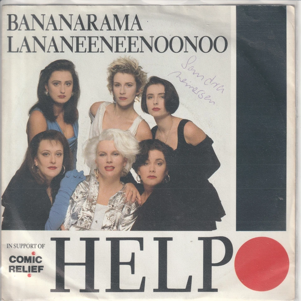 Bananarama & Lananeeneenoonoo – Help (CV Beatles) - © 1989 - deutsche 7“-Single - Bild 1 von 2