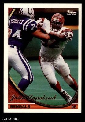 1994 Topps #163 John Copeland Bengals Alabama  8 - NM/MT - Image 1 of 2