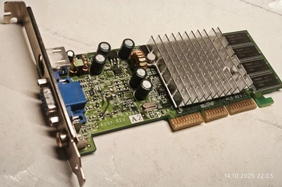 AGP 3D CARD Leadtek WinFast A180BT GeForce4 MX4000 (NV18B) 64 MB DDR RAM - Image 1 of 4