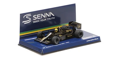 1:43 MINICHAMPS Lotus F1 98T Renault Turbo #12 1986 Ayrton Senna 540863312 Model - Image 1 of 2