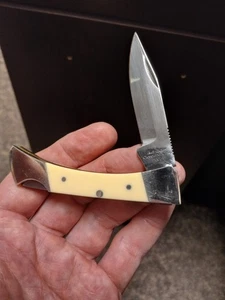 Vintage KABAR 1605 Folding Pocket Knife Cleveland, Ohio Hong Kong stainless - Picture 1 of 7