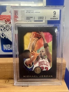 1995-96 E-XL #10 MICHAEL JORDAN BGS BECKETT GRADED 9 MINT - Picture 1 of 2