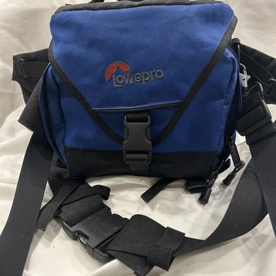 Lowepro Off Road Belt Waist Pack Camera Bag Expandable Nylon Blue & Black - Image 1 of 4