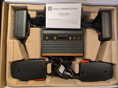 Atari Flashback 12 Gold Console with 600+ Games, 2 joysticks, 2 paddles - Image 1 of 4