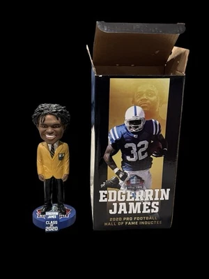 Edgerrin James Colts Зал славы Bobblehead Class of 2020 новый в коробке No32 - Изображение 1 из 4