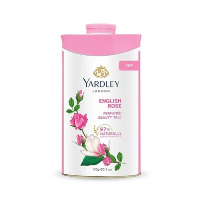 Yardley London English Rose Perfumed Deodorizing Talc 3.5 Ounce (Pack of 1)  - Image 1 of 4