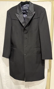 RALPH LAUREN UOMO SMOKING GIACCA LUNGA CAPPOTTO STILE WESTERN GIOGO TG 40 R - Foto 1 di 17