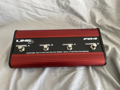 LINE 6 FB4 Footswitch Controller Pedal - Works -Flextone 1, 2, HD,  AX212 - Image 1 of 4