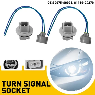 2x Enchufe de señal de giro y conector coleta 90075-60028 para 03-05 Toyota 4Runner X Foto 1 de 4