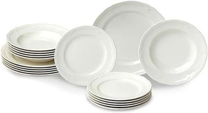 Villeroy & Boch Manoir 18-Pc Premium Porcelain Dinnerware Set Service for 6 - Picture 1 of 4