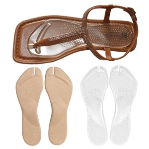 (2 Pairs) Cushion Insoles for Flip Flop Thong Sandals, Gel Adhesive Arch Supp... - Imagen 1 de 6