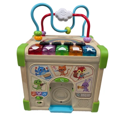 LeapFrog Touch & Learn Wooden Activity Cube Missing Phone - Image 1 of 4