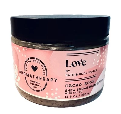 Bath & Body Works Aromatherapy Love Cacao Rose Sugar Body Scrub Retired - Image 1 of 3