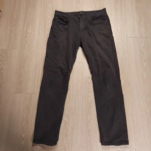 Jeans uomo slim Lucky Brand 121 Heritage 32x32(31) pantaloni denim nero casual - Foto 1 di 16