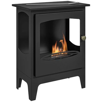 HOMCOM Freestanding Bioethanol Fireplace Ethanol Fireplace Stove - Image 1 of 4