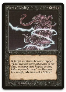 Word of Binding (NM) The Dark DRK Magic MTG - Picture 1 of 2