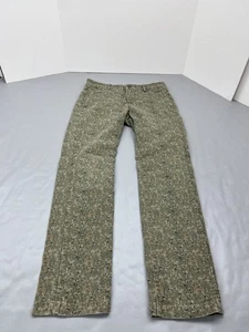 Levis Pants Mens 30x32 Green Camo Straight Leg Cotton Stretch Casual Chinos - Picture 1 of 15