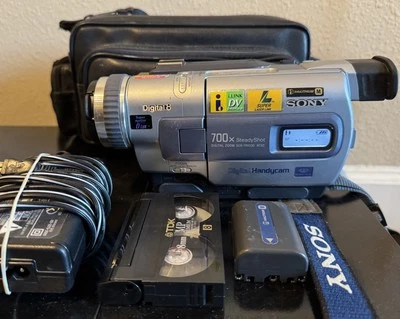 Videocámara digital Sony Handycam DCR-TRV530 8 con captura nocturna PROBADA FUNCIONANDO ✅ Foto 1 de 4