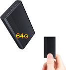 64GB Voice Activated Recorder,300 Hours Recording Long Battery Life,Mini Magneti