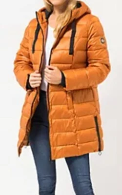 CENTIGRADE Steppjacke, lang Stehkragen Strickbündchen Seitenschlitze Gr.40 - Bild 1 von 3