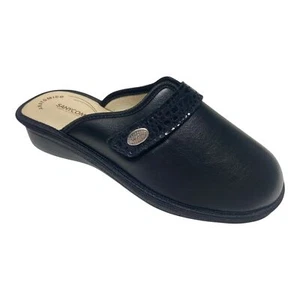 SCARPE PANTOFOLE DONNA SANYCOM BROKER IGUANA 985 NERO ORIGINALE AI 2025 - Picture 1 of 6