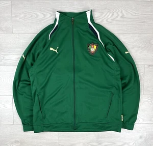 Puma Cameroon Vintage 00s Soccer Track Jacket L size mens - Picture 1 of 7