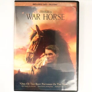 War Horse (DVD + Blu-ray, 2012) Jeremy Irvine - Action Adventure Drama Movie - Picture 1 of 6