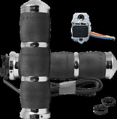 Empuñaduras térmicas Avon cojín de aire cromado para Suzuki Intruder 1500 98-04 Foto 1 de 4