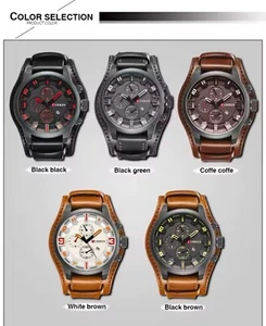 2025 Design Men's Watches Top Brand Luxury Fashion Casual Business Quartz Watch - Picture 1 of 13