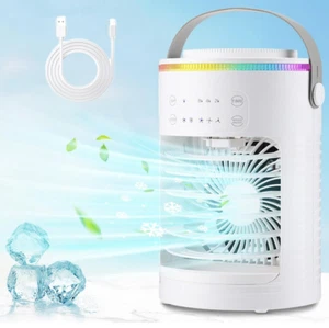 Portable Air Conditioners, 3 Speeds Rechargeable Evaporative Personal Air Cooler - Picture 1 of 6