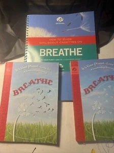 NEW Girl Scout Cadette Adult Breathe Journey Guide + 2 Scout Books Grades 6-8 - Picture 1 of 2