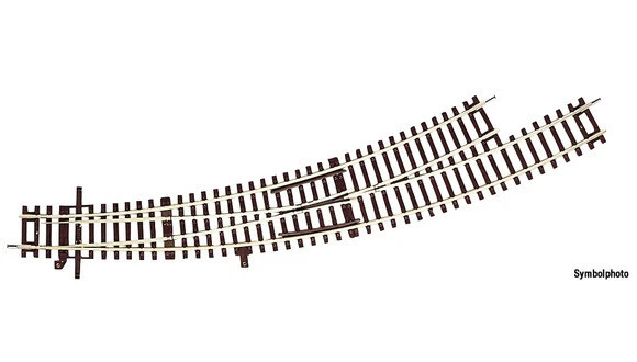 ROCO Line without Ballast 42472 Left Turnout R3/R4 Radius 3/4 NEW 1:87 - Image 1 of 1
