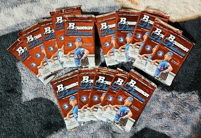 15 Factory Sealed Packs 2012 Bowman Platinum Major League Baseball - Image 1 of 3