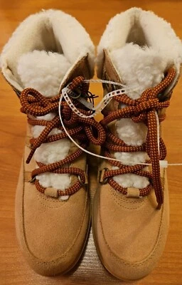 Sorel Mujeres Evie Acogedor Botín de Encaje Impermeable Tawny Buff Talla 7 NUEVA EXHIBICIÓN  Foto 1 de 4