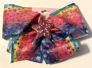 JoJo Siwa Large Hairbow Rainbow With Star - Picture 1 of 2