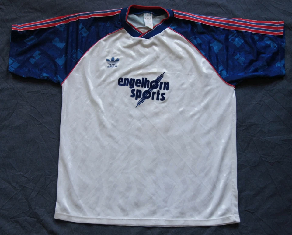Vintage Adidas Trikot Retro 90er Oldschool Shirt Jersey Fussball Football L XL - Bild 1 von 1