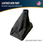 Fits 92-02 Isuzu Trooper Leather Transfer Case 4x4 Shift Boot White Stitch