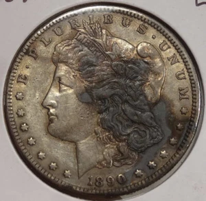 1890-CC Morgan Dollar, Extremely Fine, Popular Carson City Date 0417-06 - Picture 1 of 3