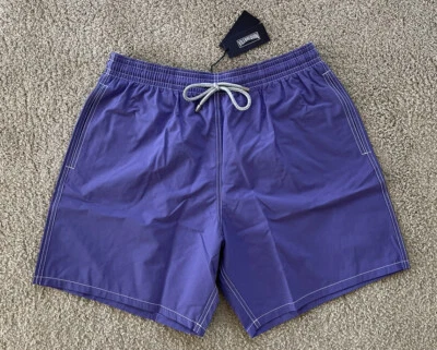 New w Tags Authentic Vilebrequin MOOREA VINTAGE Purple Swim Trunks - XXL Men 2XL - Image 1 of 4