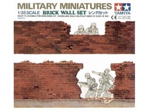 Tamiya 35028 Brick Wall Set 1/35 Scale Plastic Model Kit for Dioramas - Picture 1 of 2